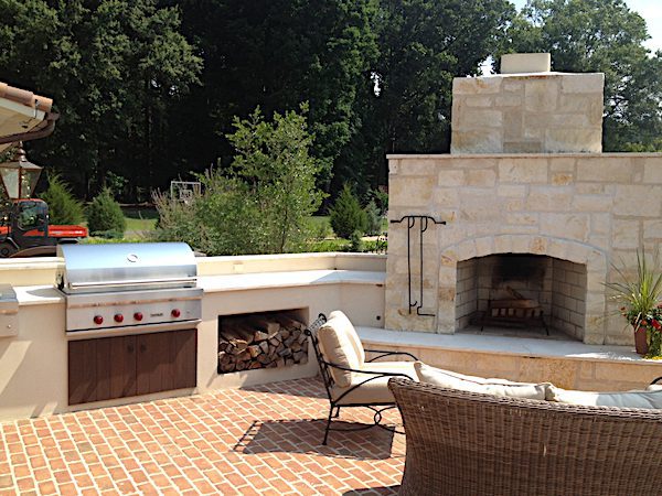 Built-in Outdoor Kitchen Installation in Apex, NC