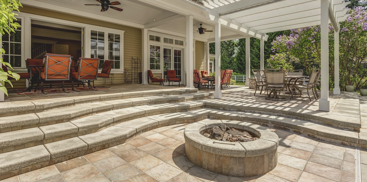 outdoor space masonry